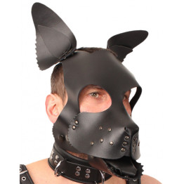 Leather Puppy Dog Mask