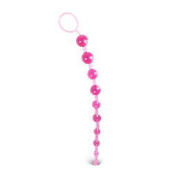 Pink Chain Of 10 Anal Beads